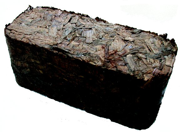 Briquette bois compressé