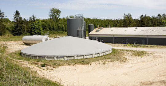 2B biogas au Danemark, photo Xergi