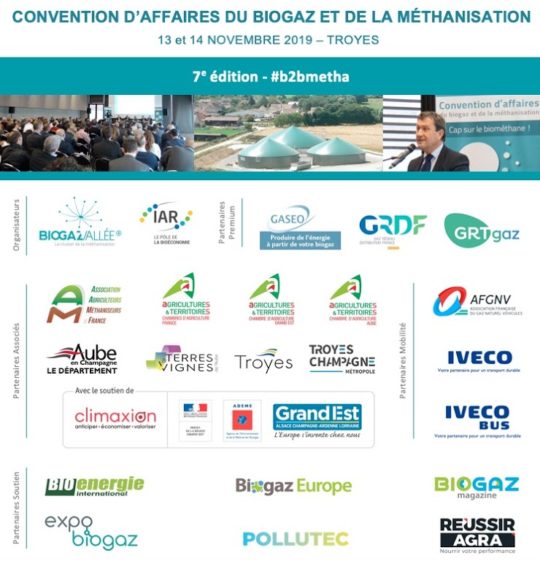 7e Convention d’Affaires du biogaz et de la méthanisation