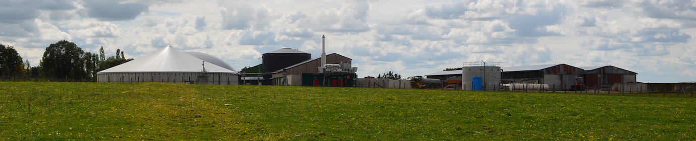 é de méthanisation agricole avec cogénération, photo Frédéric Douard