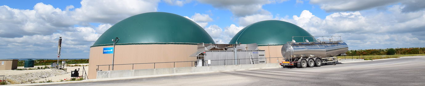 Centrale de biométhane en Champoagne, photo Frédéric Douard